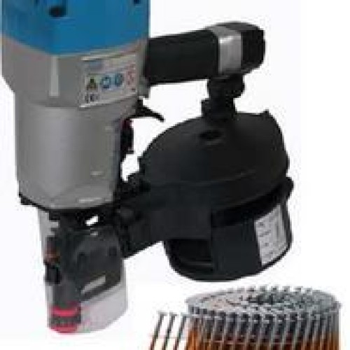 Pneumatic coil nailer